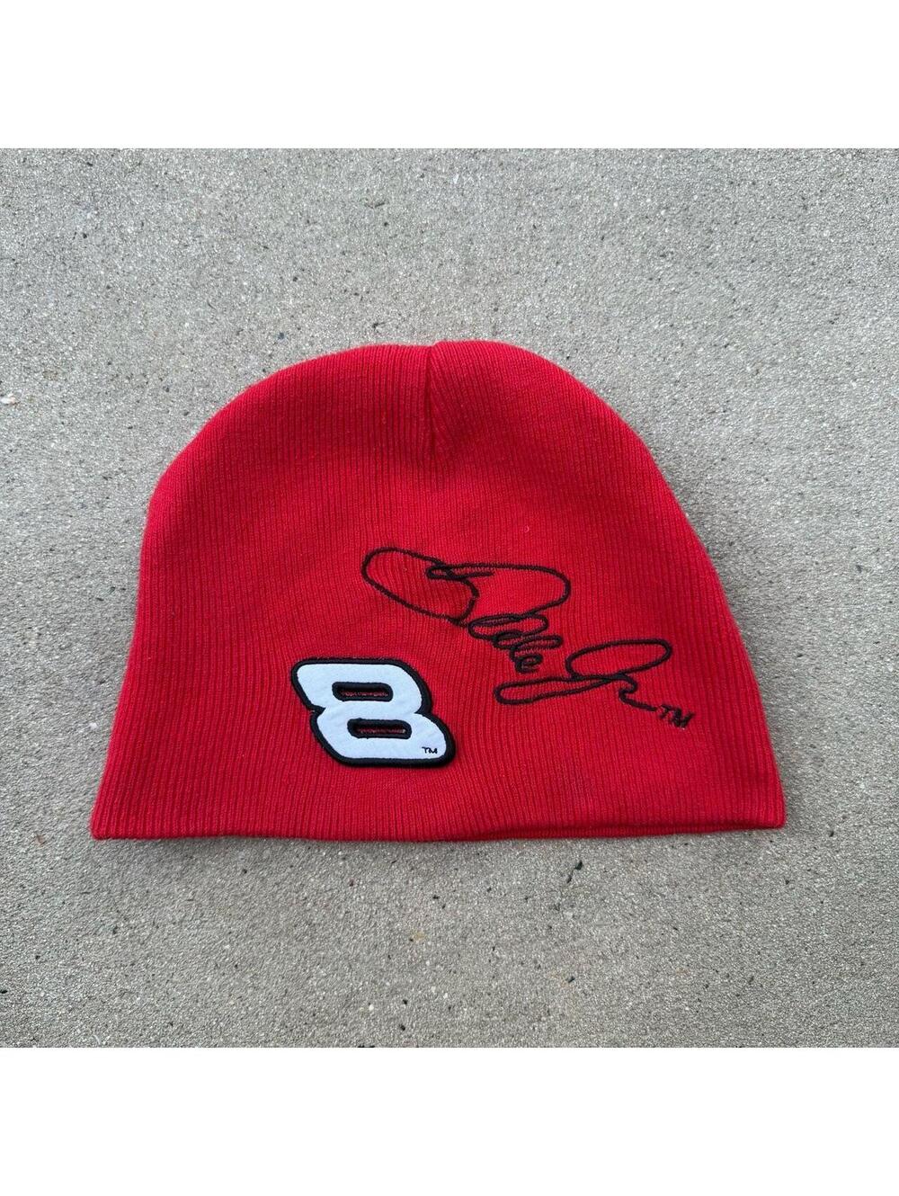 Vintage Dale Earnhardt Jr. #8 NASCAR Knit Beanie Hat